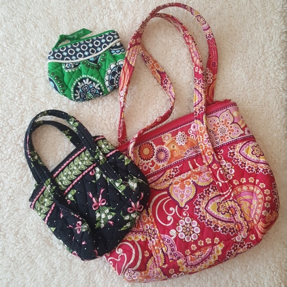 Vera Bradley Handbags - Vera Bradley Bundle Zipper Pouch Purse